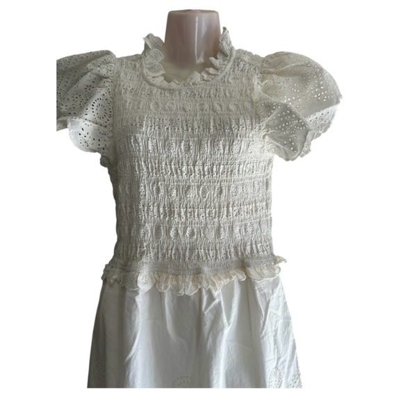 Sea New York White Ruffled Babydoll Dress for Brides - Picture 3 of 8